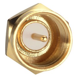 同轴线缆适配器，F型公头/F型公头，75 Ohm的图片