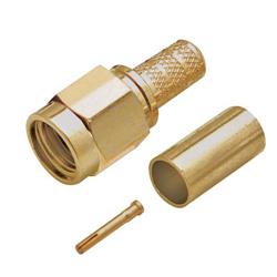 压接式连接器，反极性SMA插头，用于RG174、RG188、RG316线缆的图片