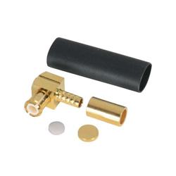 MCX压接式直角插头，用于RG174、RG188、RG316系列线缆的图片