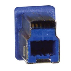 USB 3.0直角型线缆组件，下出线B型/直通A型连接器，3米的图片
