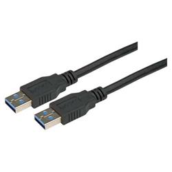 低烟无卤USB 3.0线缆，A型/A型，0.3米的图片
