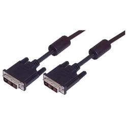 DVI-D单链路低烟无卤带磁环线缆组件, 公头 / 公头 , 5.0 ft/1.5 m的图片
