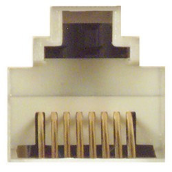 6 类 屏蔽式 RJ45 (8x8) 优良型面板耦合器套件的图片