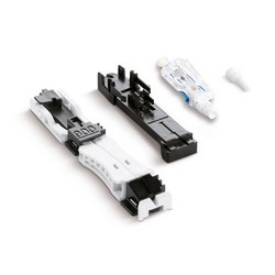 LC连接器，用于XPFIT-KIT，62.5/125，OM1，米色，12件/袋的图片
