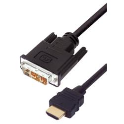 HDMI线缆，HDMI公头/DVI-D公头，单链路，3.0m的图片