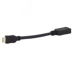 HDMI A型母头至HDMI C型公头转接线的图片