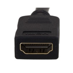 HDMI A型母头至HDMI D型公头转接线的图片