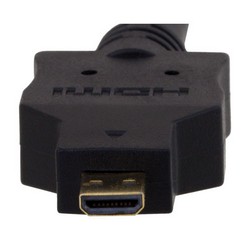 HDMI A型母头至HDMI D型公头转接线的图片