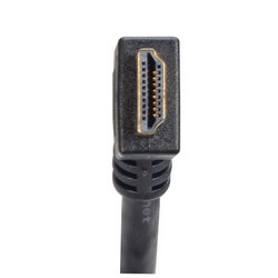 带以太网功能高速HDMI 线缆，公头/45度右出线公头，3米的图片
