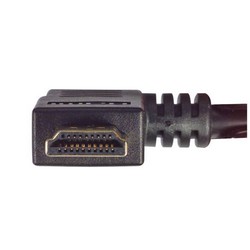 具有以太网功能的高速HDMI 线缆，公头/公头直角式向右出线，5.0m的图片
