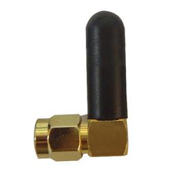 2.4 GHz 0 dBi对讲机STUB天线 – 刚性90°反极性SMA公头的图片
