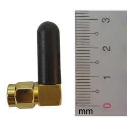 2.4 GHz 0 dBi对讲机STUB天线 – 刚性90°反极性SMA公头的图片