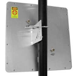 2.4/4.9~5.8GHz 13/15dBi交叉极化平板天线，N型母头连接器的图片