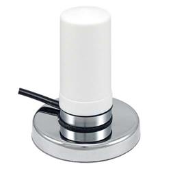 2.4/4.9~5.8GHz 3dBi全向天线，白，带磁性安装底座，反极性SMA插头连接器的图片