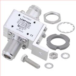 Type N F/F In/Out RF Surge Protector 125MHz - 1GHz DC Block 200W 50kA Blocking Cap and Gas Tube的图片