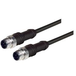 M12 4针D编码公头/公头线缆，5.0m的图片