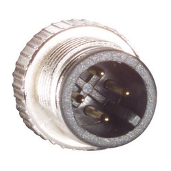 M12 4针D编码公头/母头线缆，1.0m的图片