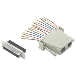 模块化适配器，DB25母头 / 双RJ45模块化插座的图片