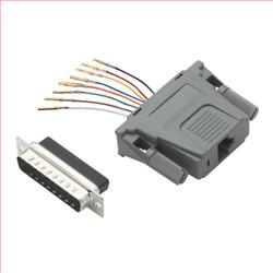 模块化适配器，DB25 公头 / RJ45 (8x8) 插座50 μ / 0.762 μm 厚镀金层的图片