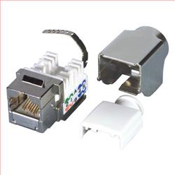 6A类屏蔽式Keystone RJ45插座的图片
