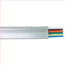 6芯扁平模块化散装线缆(PVC), 100 ft/30 m 圈装的图片