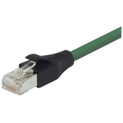 屏蔽6类线缆，RJ45/RJ45，PVC护套，绿，25英尺（7.6米）的图片