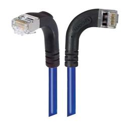 屏蔽6类直角型跳线，直角右出线/直角下出线，蓝，20英尺（6.1米）的图片