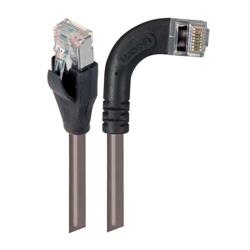 屏蔽6类直角型跳线，直通/直角右出线，灰，25英尺（7.6米）的图片
