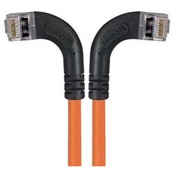 屏蔽6类直角型跳线，直角左出线/直角右出线，橙，7英尺（2.1米）的图片