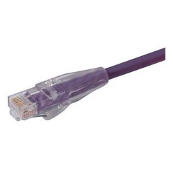 特优型6类线缆，RJ45/RJ45，紫，5英尺（1.5米）的图片