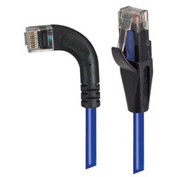 超5类直角型跳线，直通/直角左出线，蓝，15英尺（4.6米）的图片