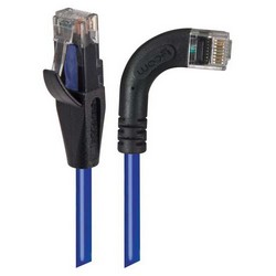 超5类直角型跳线，直通/直角右出线，蓝，7英尺（2.1米）的图片