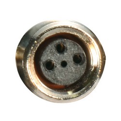 Brad® Nano-Change® M8线缆，3针，IP68级，母头/预剥线，24AWG，PVC，黄，1米的图片