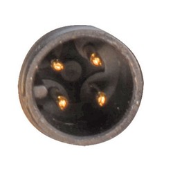 Brad® Ultra-Lock® M12线缆，4针，A编码，IP69K级，公头/预剥线，22AWG，PVC，黄，2米的图片