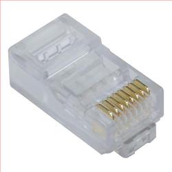 水晶头，RJ45（8x8）高性能5类/超5类，50个/袋的图片