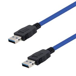 USB 3.0 Latching Type A male to male 0.5M Cable Assembly的图片