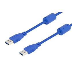 USB 3.0线缆，A型公头/A型公头，带磁环，1米的图片