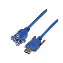 USB 3.0面板安装式机器视觉线缆组件，1米的图片