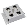 室内级6类双端口10/100/1000Base-T避雷器，气体放电管，RJ45插座的图片