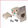 超 5 类 ECF型 Keystone 插座, 110 / RJ45 (8x8) 568A/B  乳白色的图片