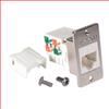 超 5 类 ECF型 Keystone 插座, 110 / RJ45 (8x8) 568A/B 白色的图片