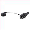 Cat6, RJ45 In-line Receptacle, Electroless Nickel finish with Grounding Shield and Dust Cap的图片