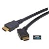 带以太网功能高速HDMI®线缆，公头/45度左出线公头，1米的图片
