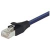 屏蔽6类线缆，RJ45/RJ45，PVC护套，蓝，1英尺（0.3米）的图片
