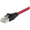 屏蔽6类线缆，RJ45/RJ45，低烟无卤外被，红，1英尺（0.3米）的图片