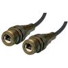IP68级加固型超5类线缆，RJ45插座/RJ45插座，锌镍抛光，配置FR-TPE线缆和防尘帽，1米的图片