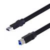 塑料铠装USB 3.0线缆，A型/B型，长度0.3米的图片