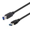 高柔性USB 3.0线缆，A型公头/B型公头，1米的图片
