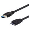 高柔性USB 3.0线缆，A型公头/Micro-B公头，0.3米的图片